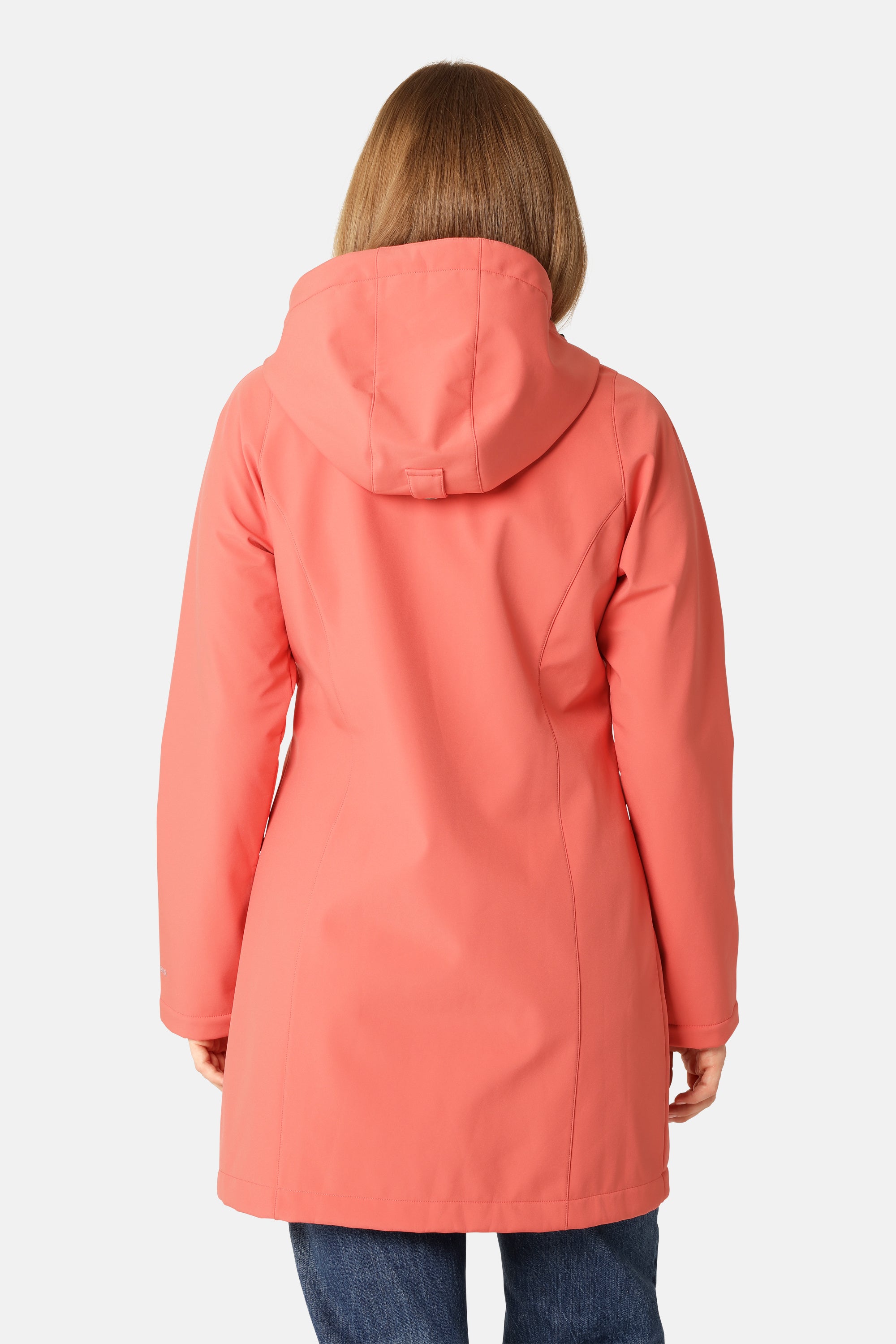 Softshell Regnjakke - Spiced Coral